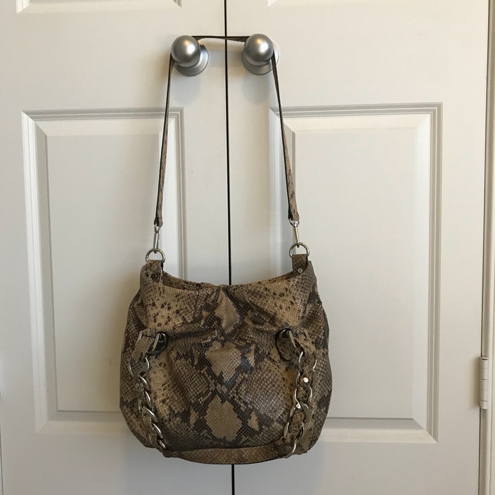 Michael Kors Embossed Python Leather Tote Bag - image 3